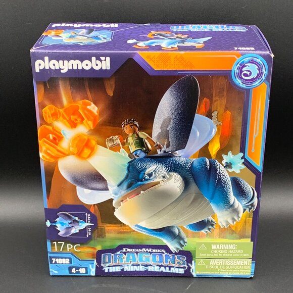Playmobil Dragons The Nine Realms DAngelo & Plowhorn Figure Set 17 Pc - Picture 1 of 6